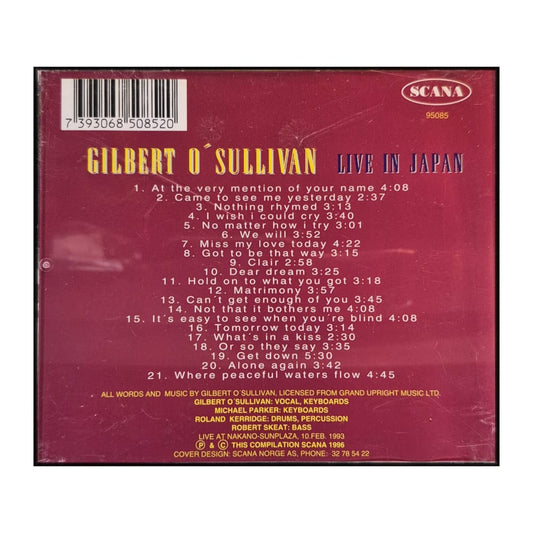 Gilbert O'Sullivan: Live In Japan