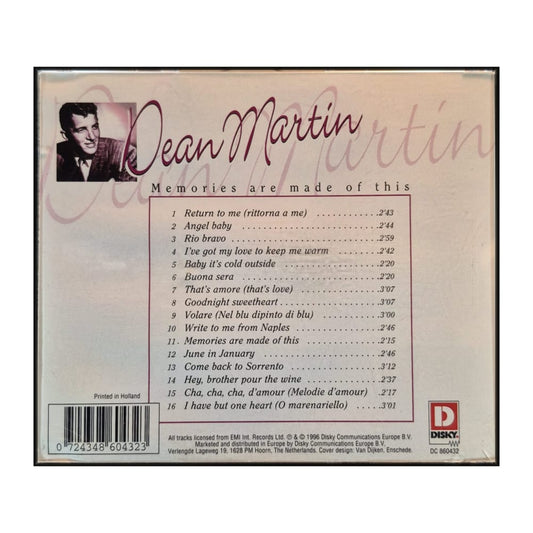 Dean Martin: Memories Are Made Of This