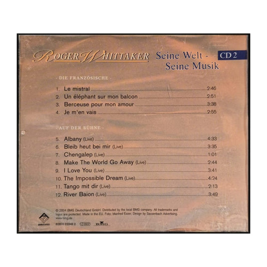 Roger Whittaker: Seine Welt - Seine Musik Disc-2