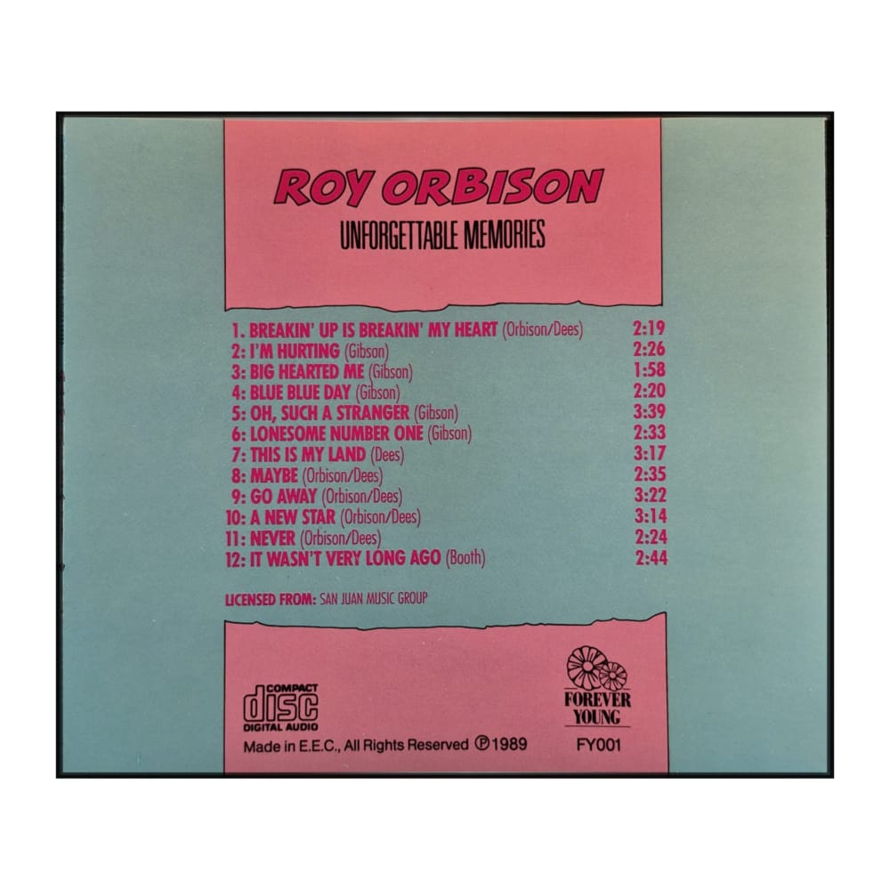 Roy Orbison: Unforgettable Memories