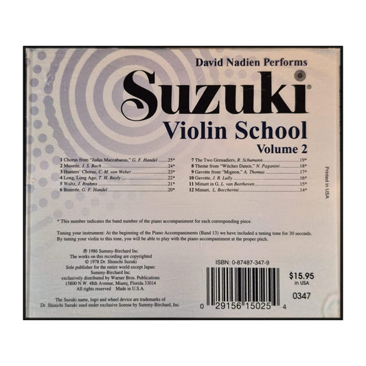 David Nadien: Suzuki Violin School V2