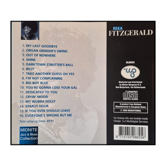 Ella Fitzgerald: Midnite Jazz & Blues Collection