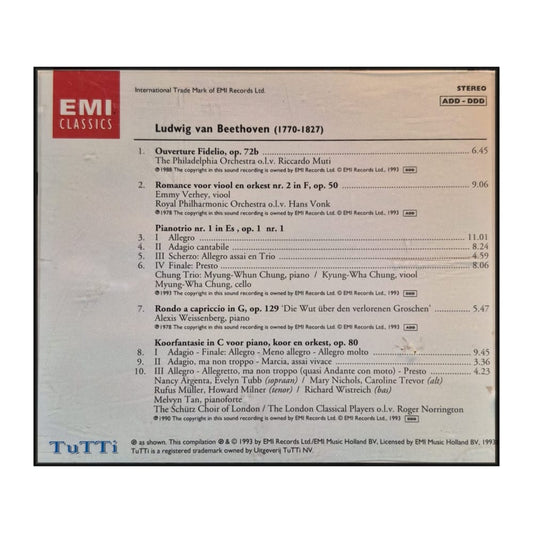 Emi Classics: Tutti Beethoven 3
