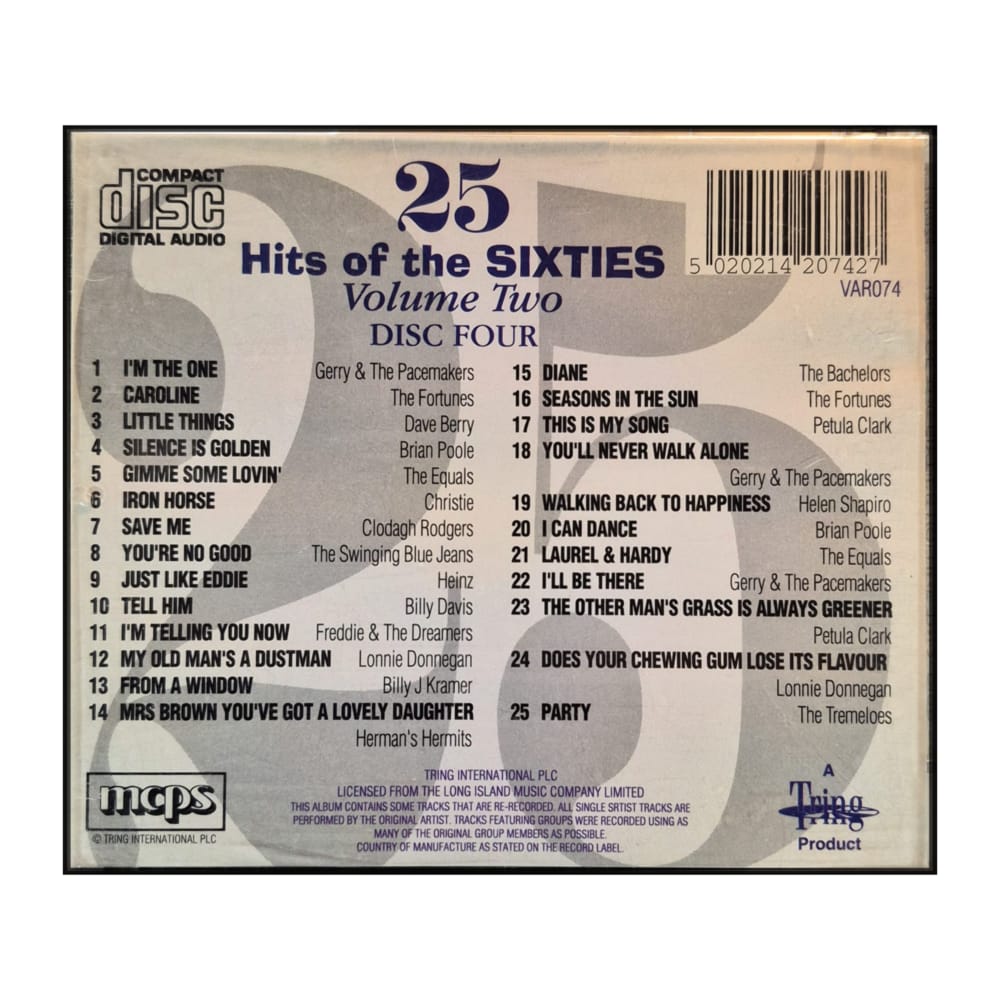 25 Hits Of The 1960S V2 Disc-4