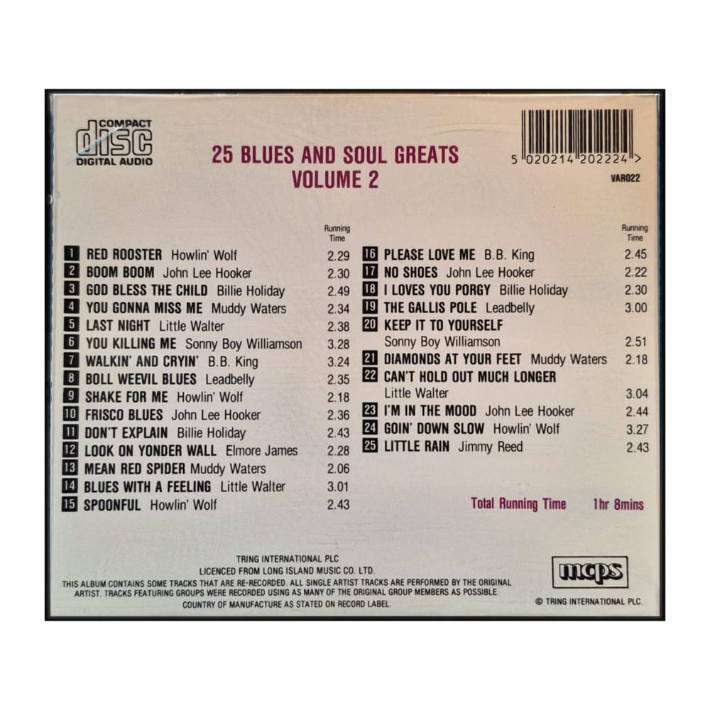 25 Blues & Soul Greats V2