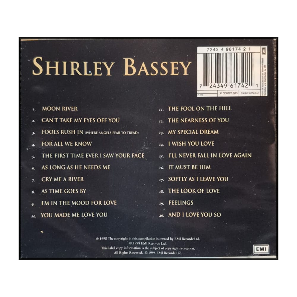 Shirley Bassey: Songs Of Love