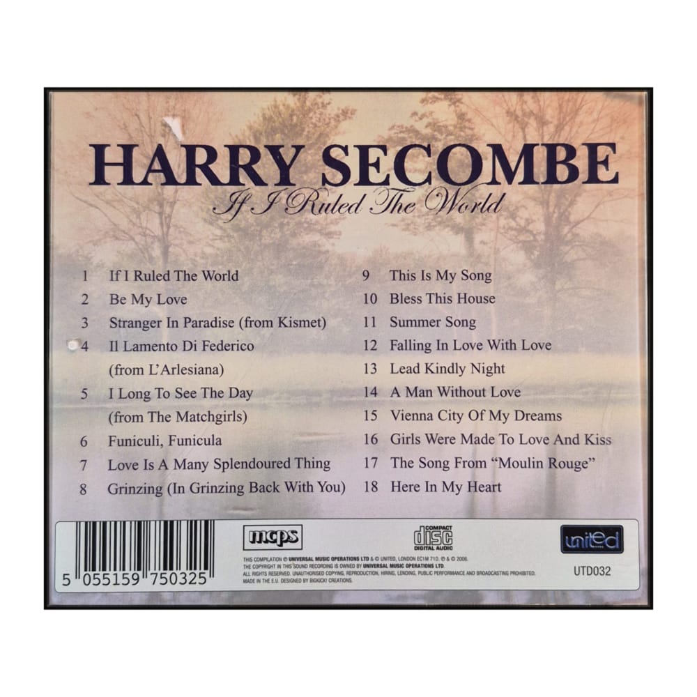 Harry Secombe: If I Ruled The World