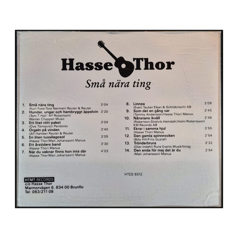 Hasse Thor: Små Nära Ting