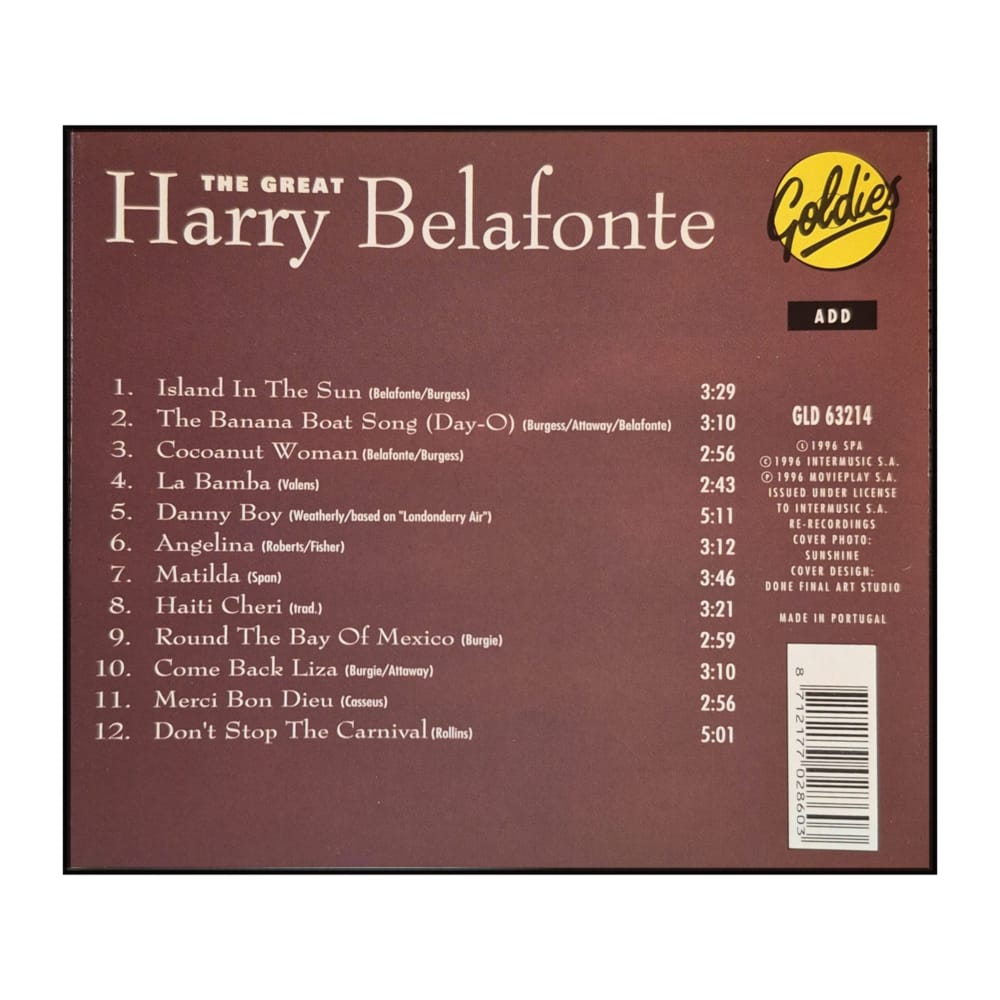 Harry Belafonte: The Great