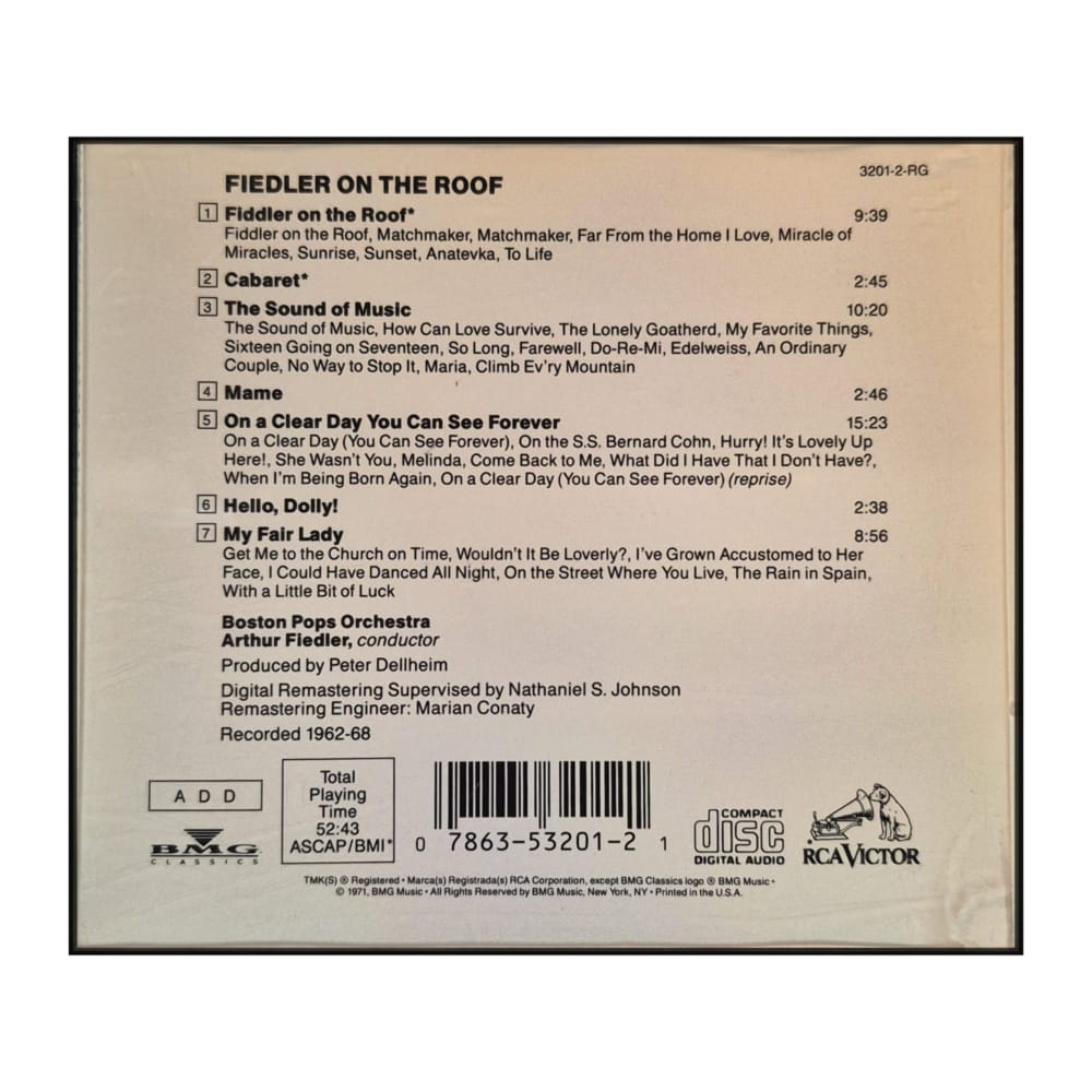 Arthur Fiedler & Boston Pops: Fiedler On The Roof