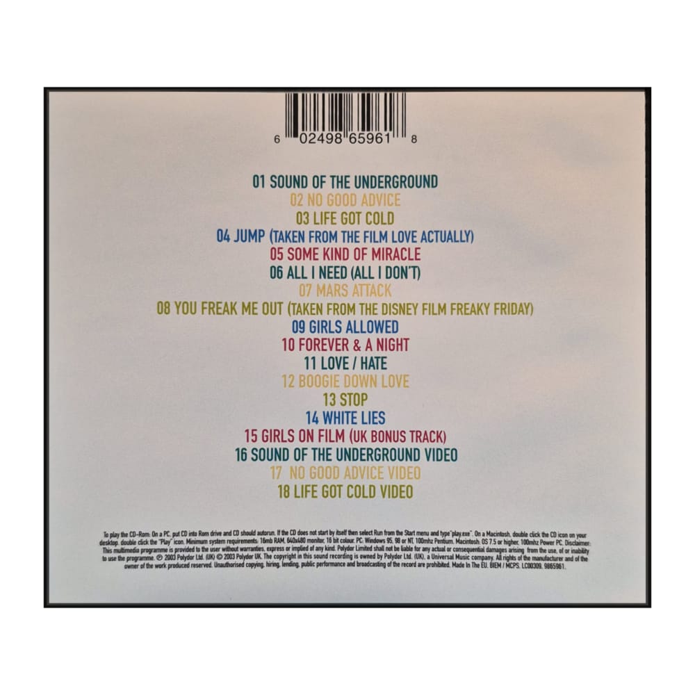 Girls Aloud: Sound Of The Underground