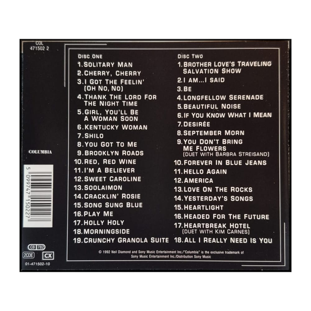 Neil Diamond: The Greatest Hits 1966-1992