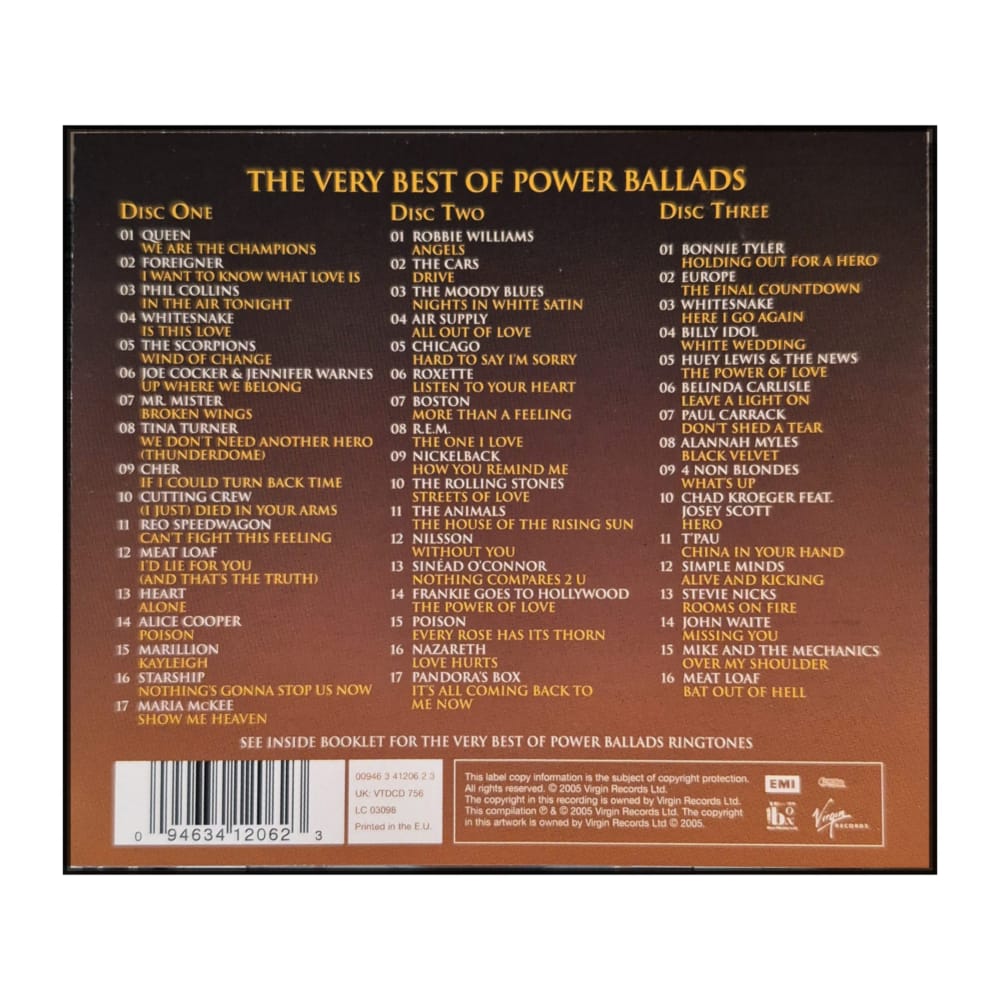 The Very Best Of Power Ballads