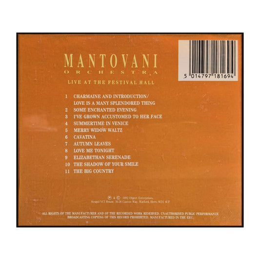 Mantovani Orchestra: Live At The Festival Hall