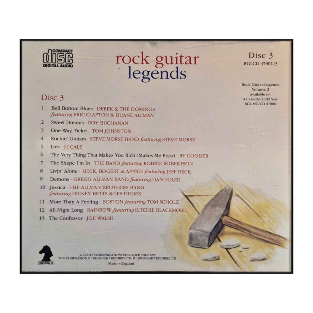 Rock Guitar Legends Disc-3
