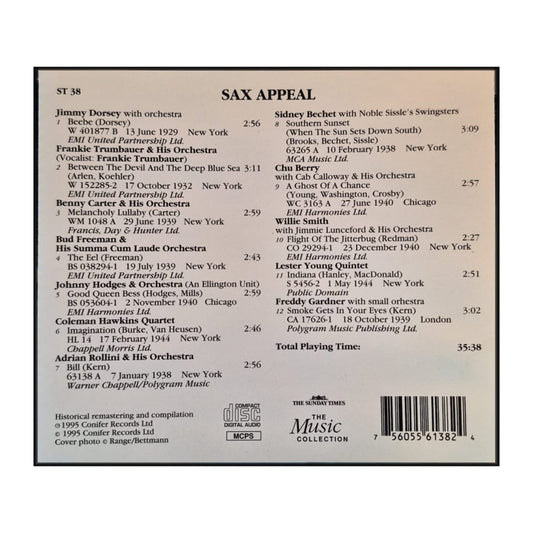 The Sunday Times: The Music Collection: Jazz: Sax Appeal