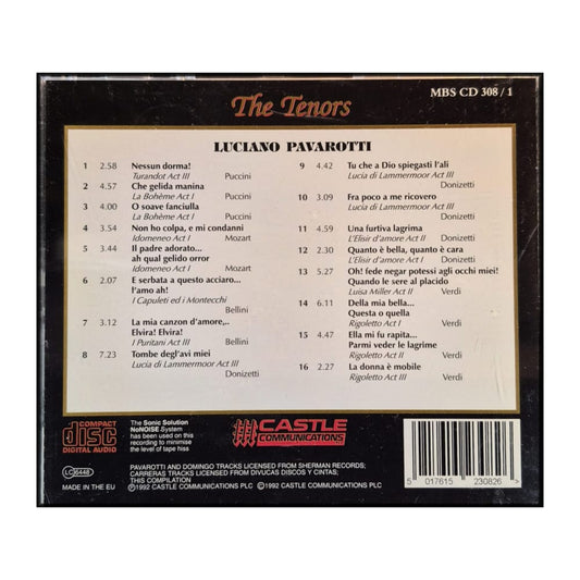 Luciano Pavarotti: The Three Tenors Disc-1