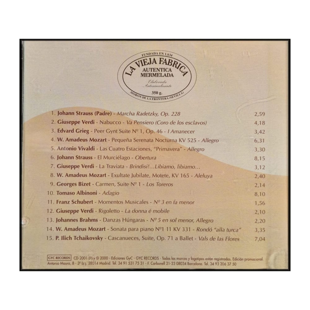 Desayune con los mejores compositores de la historia