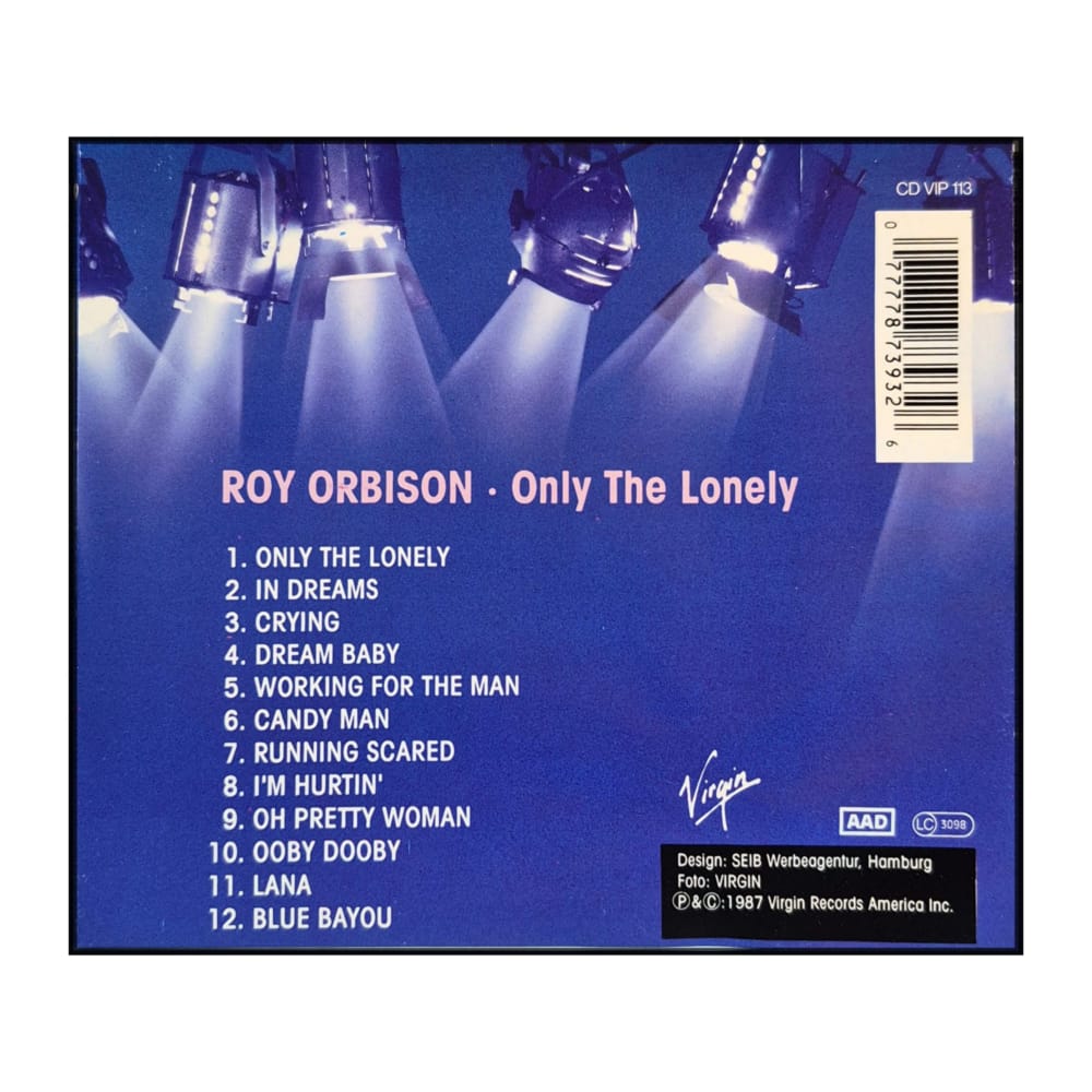 Roy Orbison: Only The Lonely