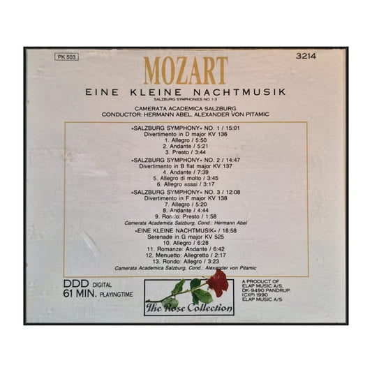 Wolfgang Amadeus Mozart: The Rose Collection