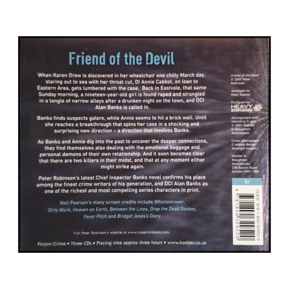 Peter Robinson: Friend Of The Devil