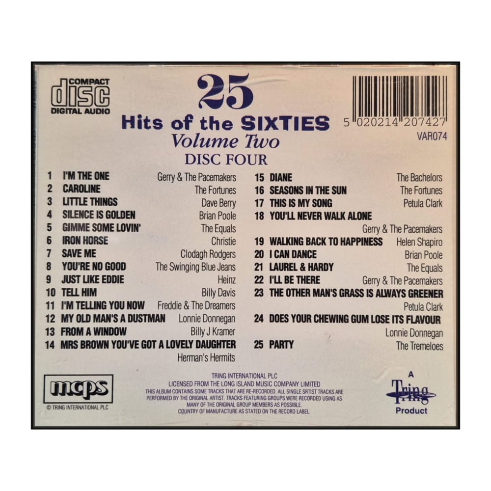 26 Hits Of The 1960S V2 Disc-4