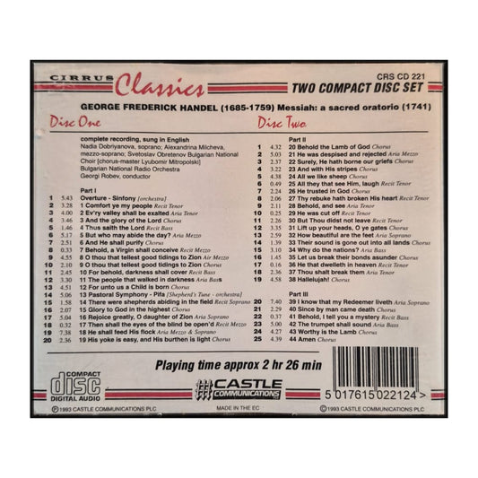 George Frederick Handel: Messiah