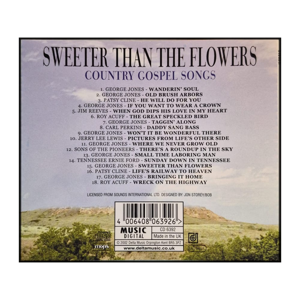 Sweeter Than The Flowers Country Gospel Songs