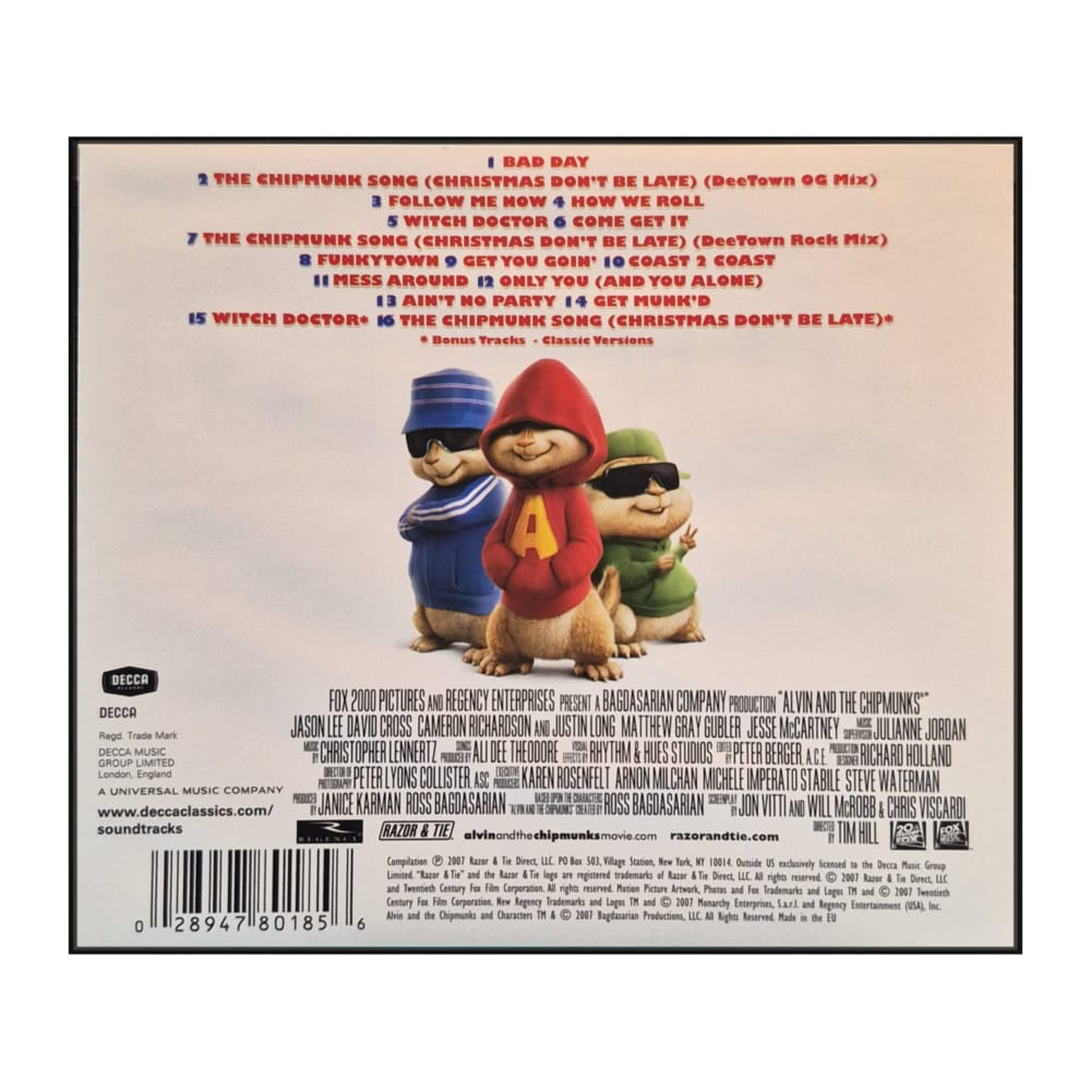 Alvin And The Chipmunks: Original Motion Picture Soundtrack