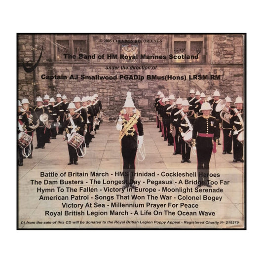 The Band Of Hm Royal Marines Scotland & Captain Aj Smallwood