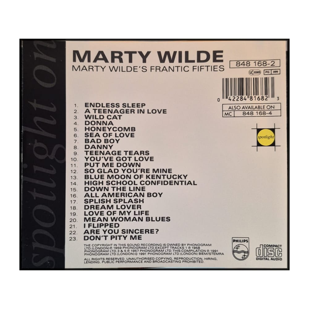 Marty Wilde: Spotlight On