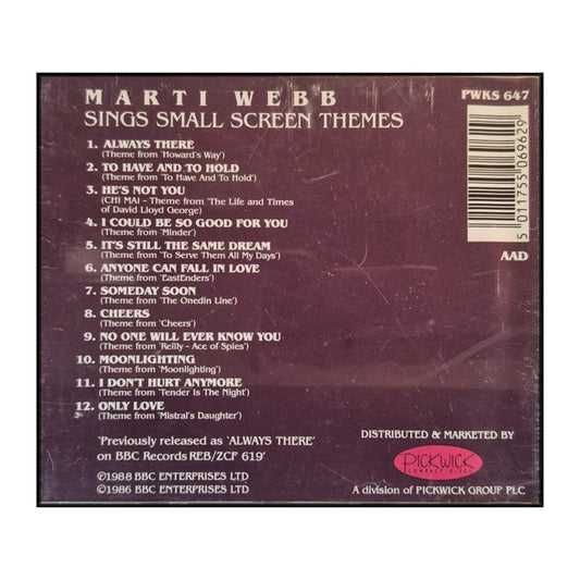 Marti Webb: Sings Small Screen Themes