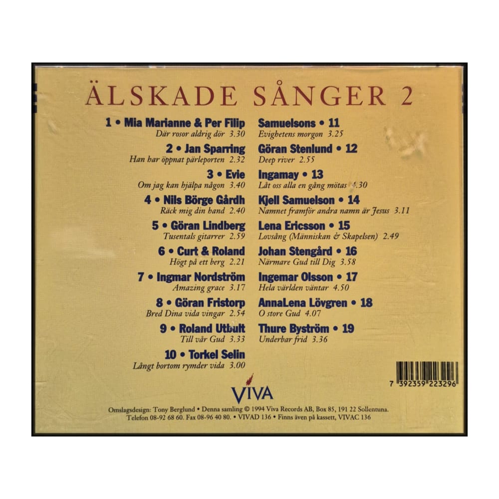 Älskade Sånger 2