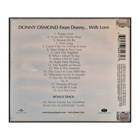 Donny Osmond: From Donny With Love