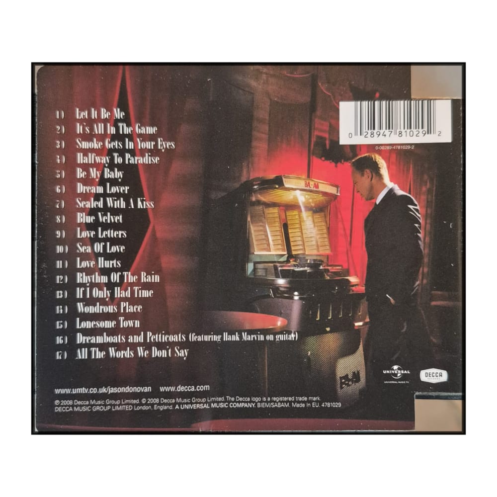 Jason Donovan: Let It Be Me