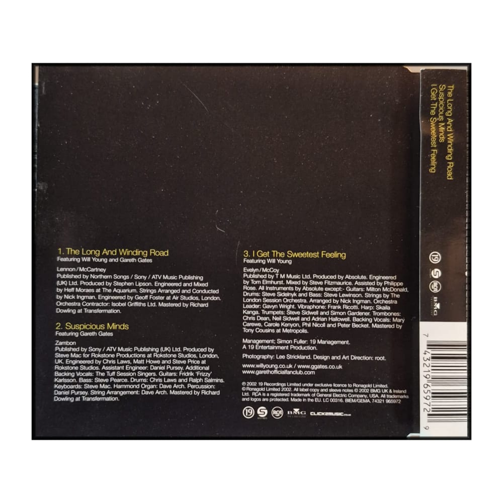 Will Young & Gareth Gates: The Long And Winding Road / Suspicious Minds