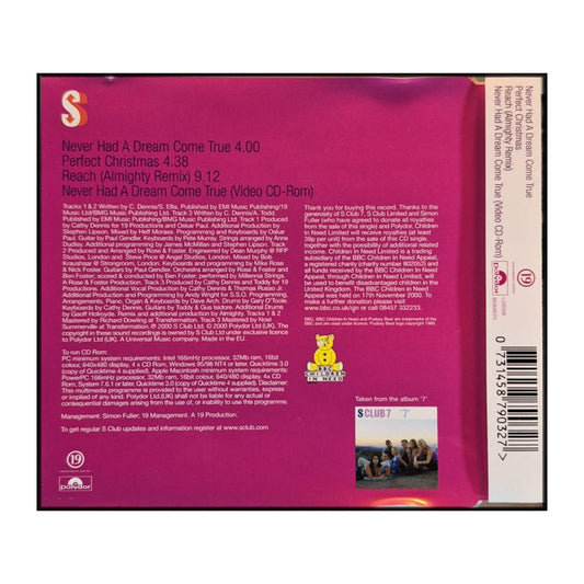 S Club 7: Never Had A Dream Come True