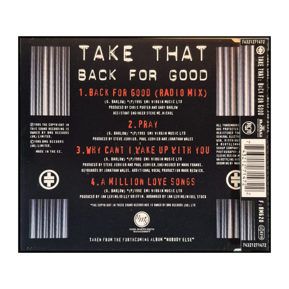 Take That: Back For Good disc-2