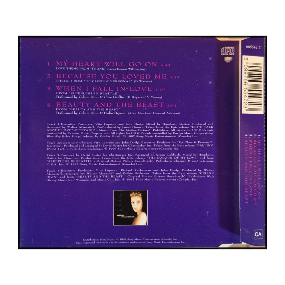 Celine Dion: At The Movies