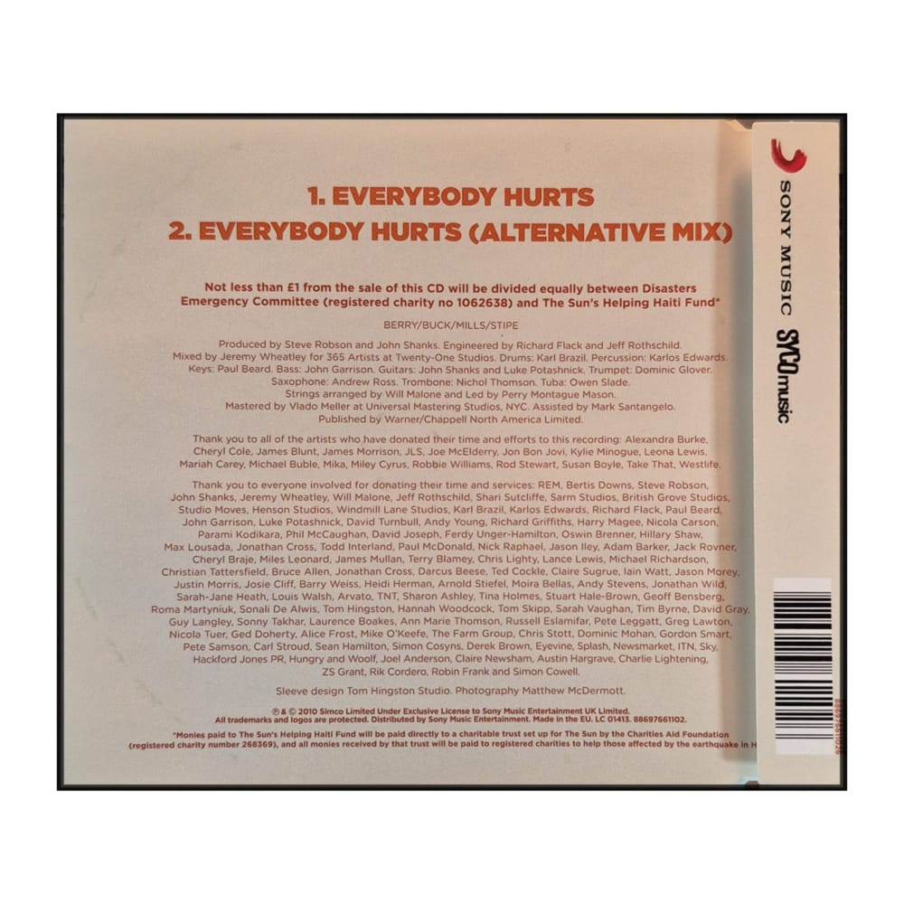 Helping Haiti: Everybody Hurts