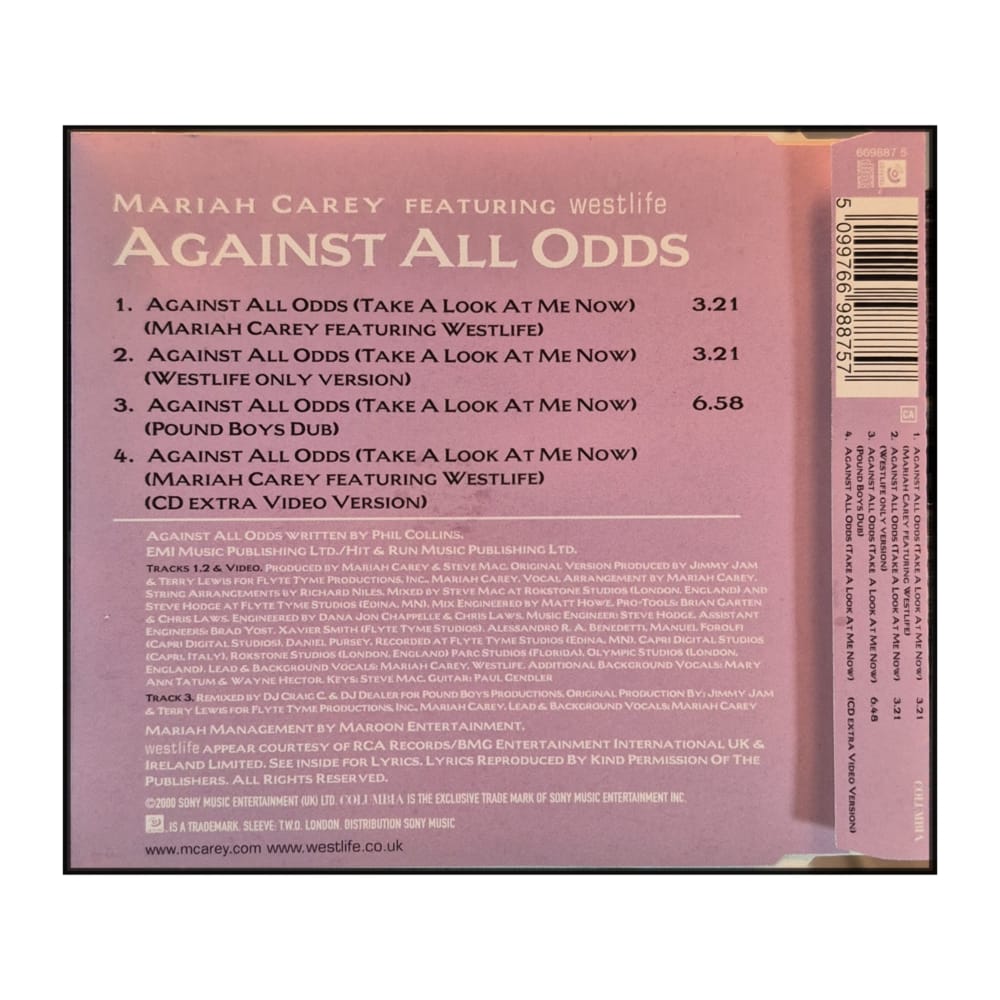 Mariah Carey & Westlife: Against All Odds