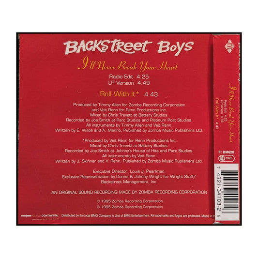 Backstreet Boys: I'Ll Never Break Your Heart
