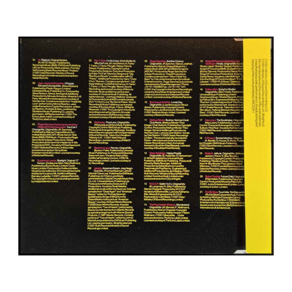 Ministry of Sound: The Annual 2002 Disc-1
