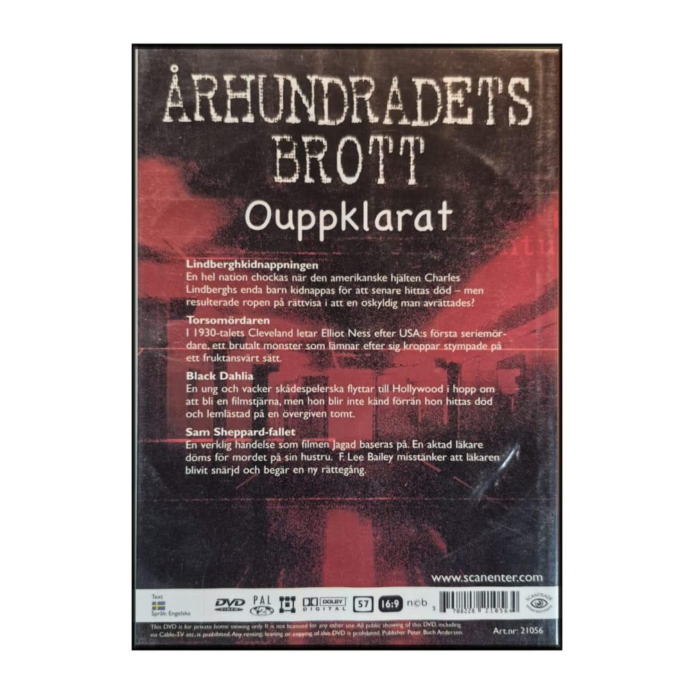 Århundradets Brott: Ouppklarat
