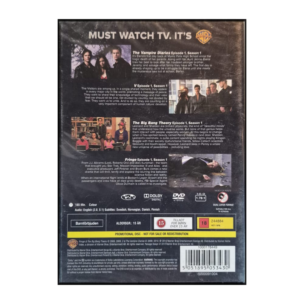The Vampire Diaries + V + The Big Bang Theory + Fringe