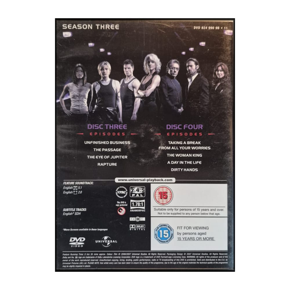Battlestar Galactica 3 Disc-3-4