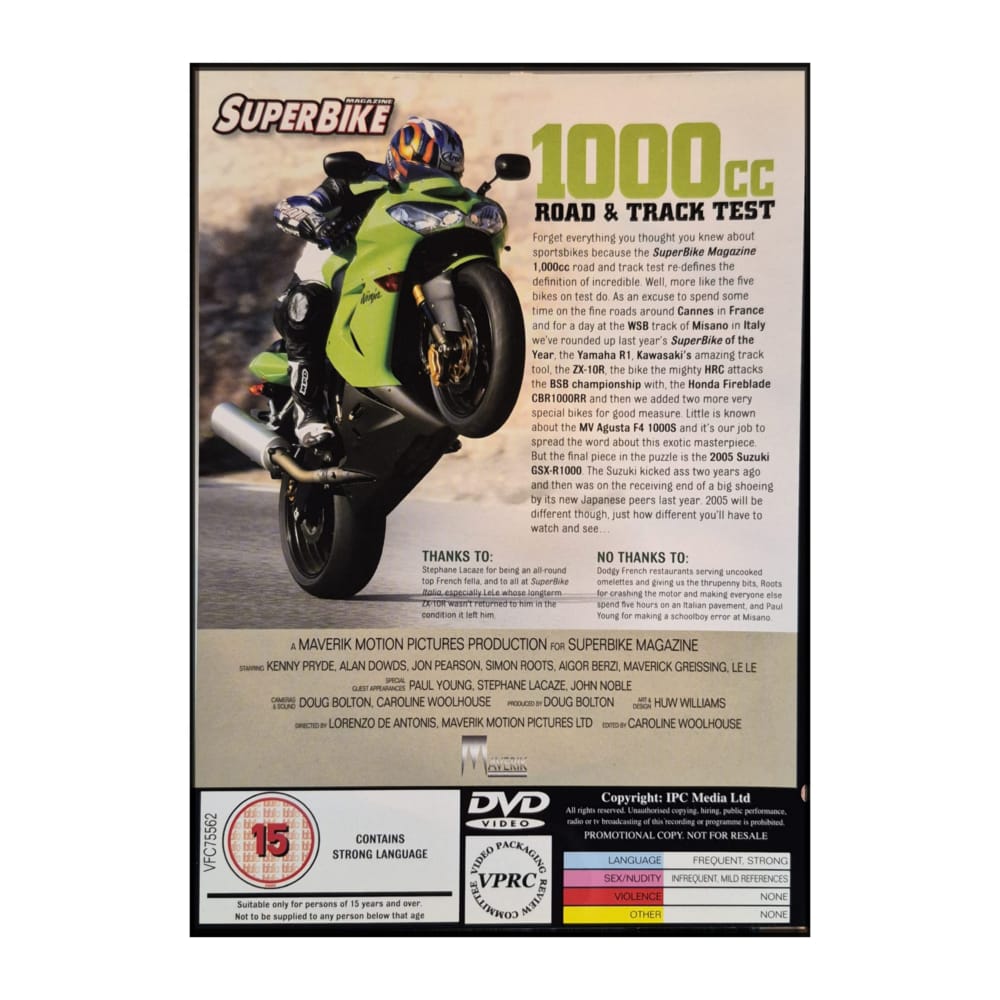 Superbike: 1000Cc Road & Track Test