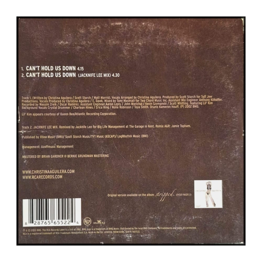 Christina Aguilera: Can’T Hold Us Down