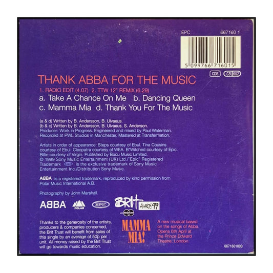 Abba: Thank Abba For The Music