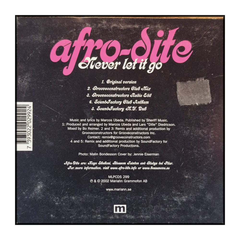 Afro-dite: Never Let It Go